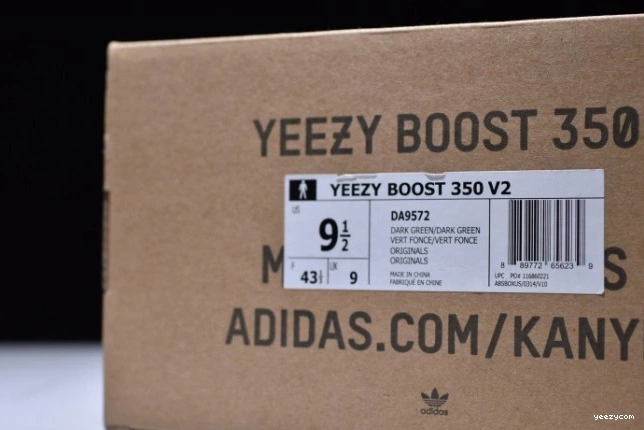 Yeezy V2 Boost DA9572 Adidas Green Dark 350 0814